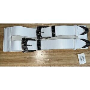 Fashion Nova Wild Wide West Belt Women Size OS White